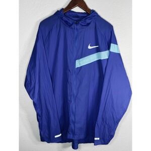 Nike Packable Windbreaker Jacket Lightweight Running‎ Athletic Size L